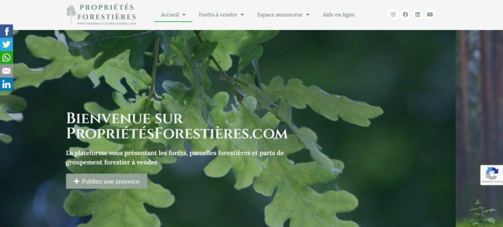 PropriétésForestières.com - Les parcelles forestières à vendre - v4