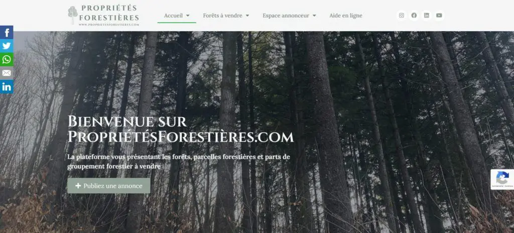 PropriétésForestières.com - Les propriétés forestières à vendre - v4